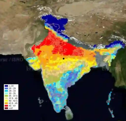 印度遭遇47.4℃极端高温：5.43亿人受难
