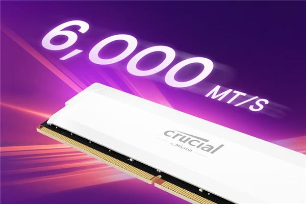 819元 美光英睿达Pro DDR5-6000白色版套装上架：最高6000MT/s