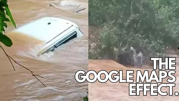 司机被谷歌地图误导冲进洪水中！还好有一颗救命的树