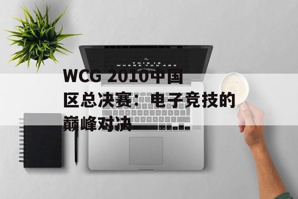 WCG 2010中国区总决赛：电子竞技的巅峰对决