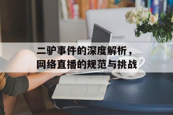 二驴事件的深度解析，网络直播的规范与挑战