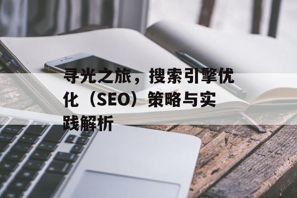 寻光之旅，搜索引擎优化（SEO）策略与实践解析